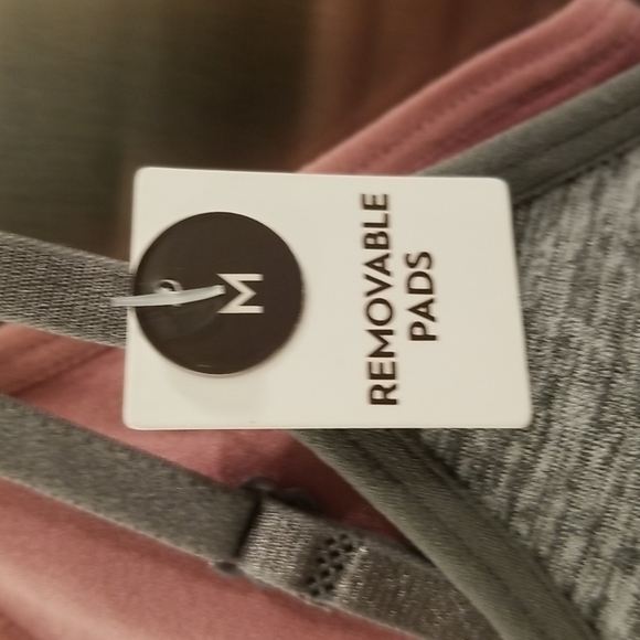 💕LAURA ASHLEY💕 2 Pack Bralettes ~ Pink & Grey Medium M NWT - Picture 5 of 8